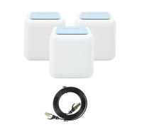 Paquete de Sistema Wi-Fi Gigabit Mesh PNI GB1200 y Cable de Red Plano CAT7 S/STP 1bc PNI U7015B de 1,5 m