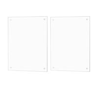 Paquete de soportes de marketing para jaula de acrílico transparente, forro lateral para mascotas