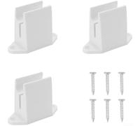 Paquete de soportes de plástico para montaje en pared para bielas enrollables diseñadas para uso con manual para mecanismos de control de persiana enrollable