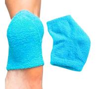 Paquete de talón - Calcetines de algodón con punta abierta, calcetines hidratantes para mujer, calcetines hidratantes peludos para mujeres y hombres, calcetines hidratantes suaves para pies spa