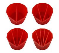 Paquete de tazas de vertido de pintura acrílica de 2/3/4/5 canales, paquete variado de vasos de vertido de silicona, multicanal, vasos de vertido de pintura dividida reutilizables