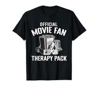 Paquete de terapia de crítico de cine y fanáticos del cine divertido Camiseta