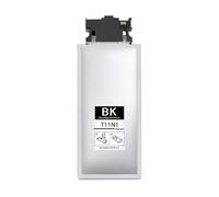 Paquete de Tinta T11N1-T11N4, Compatible con Epson, EP-C800 | Uso de EP-C800RDW/C800, EM-C800/EM-C800RDWF, Juego de cuatro colores, Fácil sustitución(Black)