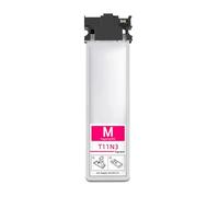Paquete de Tinta T11N1-T11N4, Compatible con Epson, EP-C800 | Uso de EP-C800RDW/C800, EM-C800/EM-C800RDWF, Juego de cuatro colores, Fácil sustitución(Magenta)