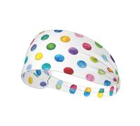Paquete de un paquete de 1 diadema elástica cómoda para ejercicio, banda atlética de 4.3 x 13.4 pulgadas, suave y transpirable