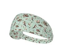 Paquete de un paquete de una cómoda diadema elástica para ejercicio, banda atlética, 4.3 x 13.4 pulgadas, suave y transpirable