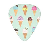 Paquete de variedad acústica Paquete de púas de guitarra de 12 que incluye conos de helado de púas de guitarra delgadas, medianas y pesadas