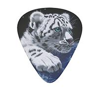 Paquete de variedad acústica Paquete de púas de guitarra de 12 que incluye púas de guitarra delgadas, medianas y pesadas Muchos tigres blancos