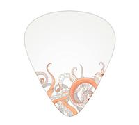 Paquete de variedad acústica Paquete de púas de guitarra de 12 que incluye púas de guitarra delgadas, medianas y pesadas Tentáculos de pulpo