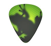 Paquete de variedad acústica Paquete de púas de guitarra de 12 que incluye púas de guitarra delgadas, medianas y pesadas Green Frog Shadow