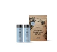 Paquete de viaje lakme teknia body maker: champú 100ml, bálsamo 100m