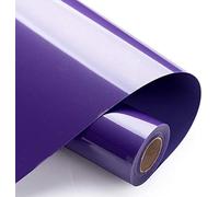 Paquete de vinilo de transferencia de calor de 30,48 cm x 10 pies, HTV por Somolux para Cricut y Silhouette Cameo fácil de cortar y malezar, diseño de prensa de calor para camisetas, morado