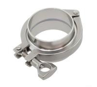 Paquete de virola de soldadura sanitaria con triple abrazadera y junta de sello de PTFE en SS304 para sistemas de tuberías higiénicas en operaciones de elaboración de cerveza y productos lácteos (63