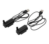 Paquete doble de bombas sumergibles de alto rendimiento, cada una a voltaje de 12 V CC y equipada con un cable de un metro