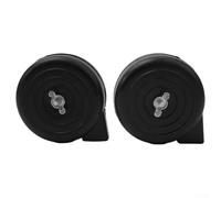 Paquete doble de filtro de admisión de compresor de admisión, silenciador de plástico para reducción de ruido, accesorio de silenciador de rosca macho 0.5 reducción más 8 más 3 puntos para Pt para