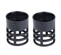 Paquete doble de fundas protectoras resistentes al calor para planchado y soldadura, escudo de plástico negro para mayor seguridad durante aplicaciones calientes, 2 unidades