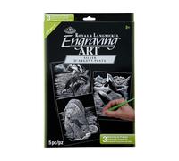 Paquete econ mico de 3 dise os de grabado de Royal and Langnickel, plata