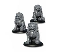 Paquete enemigo de Shadows of Brimstone Forbidden Fortress Temple Dogs a partir