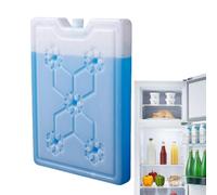 Paquete enfriador de hielo - Paquetes de congelador universales rectangulares a prueba de fugas,Accesorios reutilizables del refrigerador de los patrones del copo de nieve, paquetes de hielo portátile