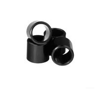 Paquete espaciador de rodamientos para empujar para scooters, ruedas de patineta, patines en línea, 10 mm de altura, 8 mm, construcción de acero ID (plata, 8 piezas)