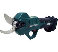 Paquete FITNMORE® - Tijeras de podar inalámbricas PARKSIDE® de 20 V PAAS 20 + Llavero FITNMORE® (sin batería)