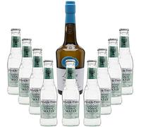 Paquete Gintonic - Gin + 9 Drouin árbol de fiebre flor de saúco Agua - (70cl 20cl * + 9)