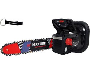 Paquete HEADNMORE® - Motosierra con batería PARKSIDE PERFORMANCE® de 40 V PPAKS 40 + Llavero