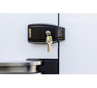 Paquete heosystem van 1 par de cerraduras antirrobo y 2 cerraduras adicionales (color negro)