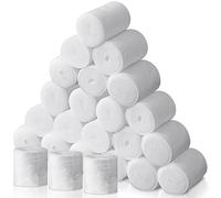 Paquete individual de 24 rollos de relleno fundido, rollo de vendaje con yeso suave para Halloween, proyectos de arte, moldes corporales, suministros para hacer máscaras (2 pulgadas x 9 pies)