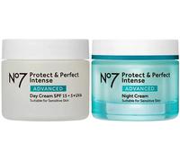 (paquete individual) No7 Protect & Perfect Day & Night Cream Bundle Set (50 ml cada uno)