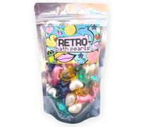 Paquete jumbo de perlas de baño retro, 30 perlas de baño surtidas, varias formas y aromas. Animales, corazones, estrellas, perlas. Ideal para rellenar calcetines, regalo peculiar, amigo secreto