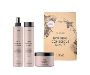 Paquete minorista lakme tkn control de frizz: champú 300 ml + tratami