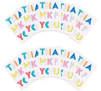 Paquete múltiple de 10 tarjetas de agradecimiento