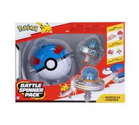 Paquete Munchlax Battle Spinner de Pokémon - Spinner de Batalla con Lanzador Giratorio Super Ball 4+