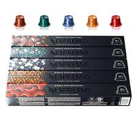 Paquete Nespresso World Explorations Pack: VIVALTO LUNGO, LINIZIO LUNGO, FORTISSIO LUNGO, ENVIVO LUNGO, SHANGHAI LUNGO, 50 cápsulas