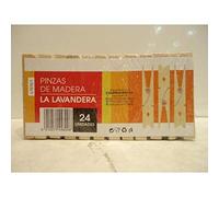 Paquete Paquete de Pinzas de Madera Lavandera para uso profesional para mejorar el rendimiento en cada uso con detalle técnico 24und