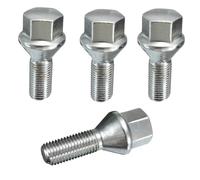 Paquete pernos de rueda Compatible Con E21 Para E30 3 Series 1975-2012 M12x1.5mm 1/4 Uds Perno De Tuerca De Rueda Perno Perno De Aleación Tornillo De Neumático Pernos De Neumático De Coche