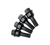 Paquete pernos de rueda Compatible Con Porsche Para Cayman 2009-2012 Para Taycan 2020-2024 Pernos Rueda Coche M14x1.5x49 Lug Para Juego Tuercas Para Cubo Perno WHT004676A(4PCS)