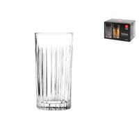 Paquete RCR De 6 Vasos De Vidrio Modelo Timeless Con Capacidad De Cl 44