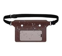 Paquete resistente al agua, resistente al agua, Fanny Pack, teléfono celular y passport Wallet Purse, protector seco para boating, swimming, snorkeling, kayaking, playa, piscina y viajes, Negro , Se