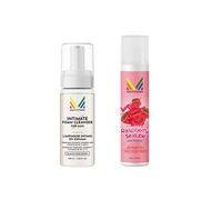 Pack "Mantente siempre listo para tus encuentros": Espuma genital limpiadora en seco y lubricante 100% natural en 100 ml. ambos formatos