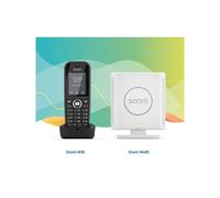Snom Teléfono DECT M430 Altavoz inalámbrico 100 entradas Negro/Blanco