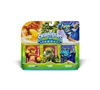 Paquete triple de personajes de Skylanders SWAP Force: Lava Barf Eruptor Slobber Tooth Super Gulp Pop Fizz