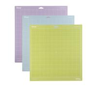 Paquete variado de tapetes de corte adhesivos Cricut (1 StrongGrip, 1 LightGrip, 1 StandardGrip) de 30 x 30 cm para Cricut Maker/Cricut Explore.
