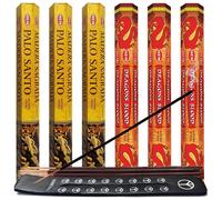 Paquete variado de varillas de incienso TRUMIRI Palo Santo y Sangre de Drag n y soporte de Hem Trumiri Insense Inscents Insence