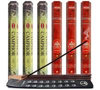 Paquete variado de varillas de incienso y soporte de incienso de alcanfor e incienso TRUMIRI de Hem Trumiri Insense Inscents Insence