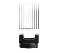 Paquetes de bridas gruesas con cremallera de 22 mm/43 mm, juego de soportes de alambre de múltiples superficies con cierres resistentes para cables