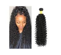 Paquetes de cabello humano, Extensiones de cabello humano rizado 8 a 32 pulgadas con tejido trama doble(22inch)