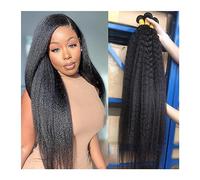 Paquetes de cabello humano Paquetes de armadura de cabello peruano recto de color natural Paquetes de cabello humano sin procesar Extensiones Remy vírgenes 1/3/ 4 paquetes for mujeres Extensiones de
