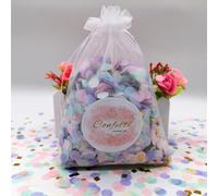 Paquetes de decoraciones de fiesta de 1 cm, 20 g/bolsa, confeti mágico de papel dorado para boda, Sprinke Push Pop para niña, baby shower, unicornio, fiesta, decoración de cumpleaños (Baa9 Unicornio)